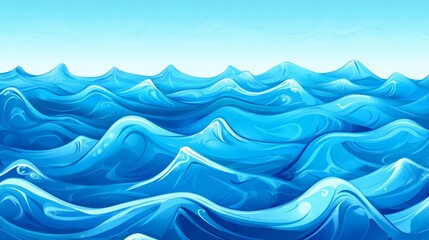 Fototapeta premium Tranquil Ocean Waves