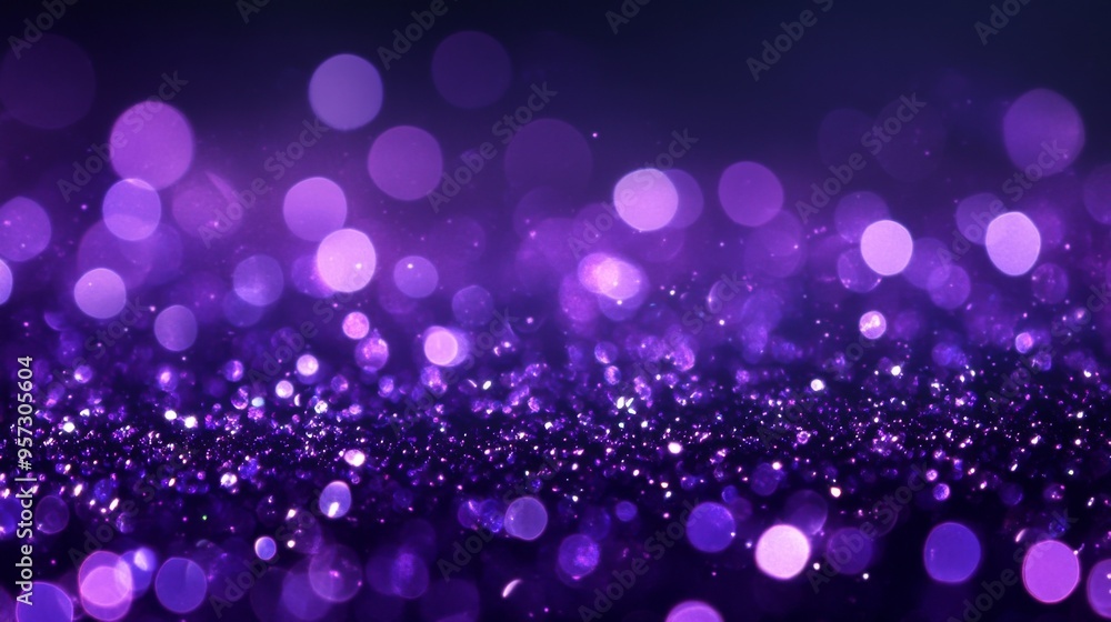 Canvas Prints Purple Glitter Background