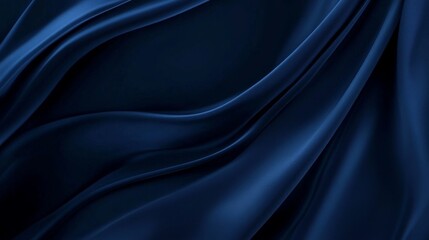 Elegant Blue Satin Fabric