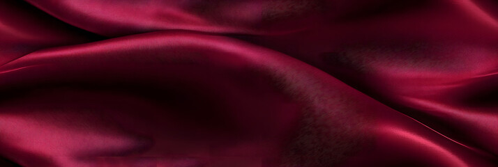Obraz premium a sumptuous burgundy silk texture creates an elegant and luxurious background perfectly suited for fashion beauty and romantic design concepts luxury love and rich fabric generative ai