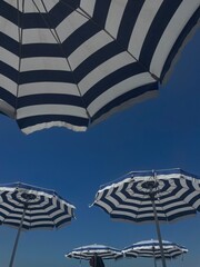 Striped Amalfi Umbrella © Alanna