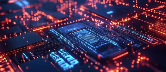 Obraz premium 2D illustration of a 5G network connection with modern technology elements