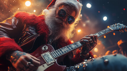 guitarist in action