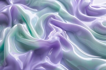 Obraz premium Mesmerizing Pastel Swirls in a Liquid Fantasy Composition