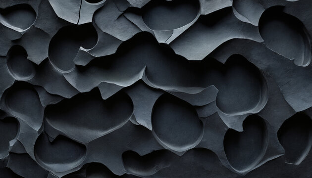 Fond abstrait relief noir texture grunge couche lambeau champignon futuriste.