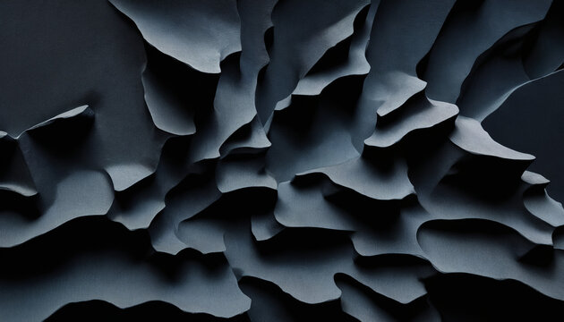 Fond abstrait relief noir texture grunge couche lambeau champignon futuriste.