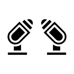 Parade Lighting Vector Glyph Icon Design