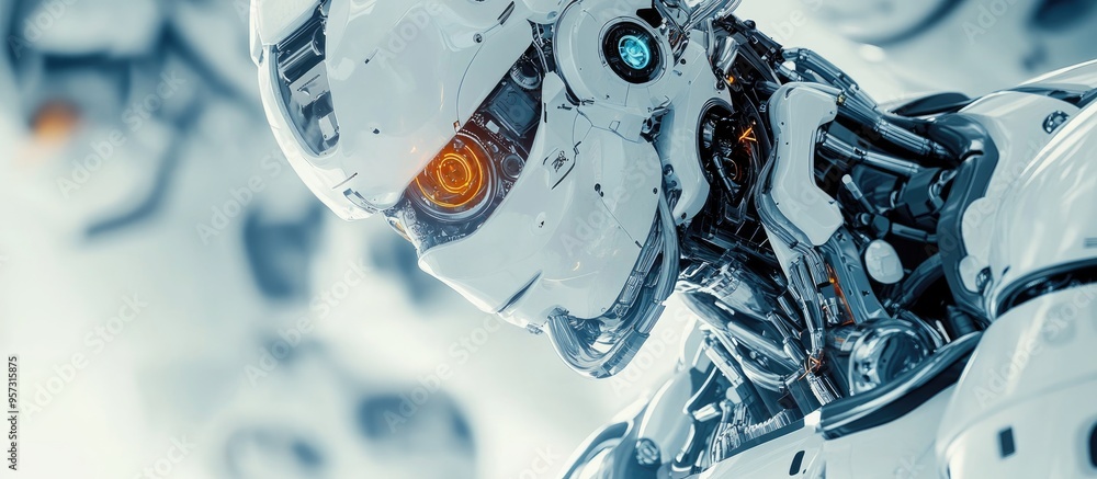 Poster 3d computer generated image of a robotics creation