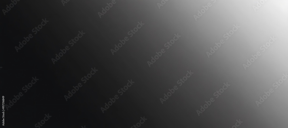 Poster a simple, monochrome gradient background fading from black to gray with text space