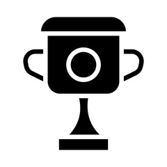 Radiant Triumph Vector Glyph Icon Design