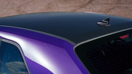 Fototapeta premium Antenna on a car