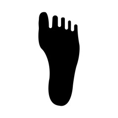 Feet Vector Glyph Icon Design