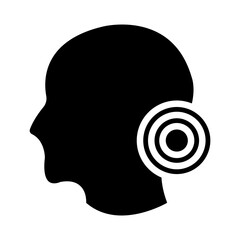 Nape Vector Glyph Icon Design