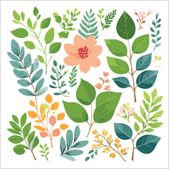 Botanical Element Pattern