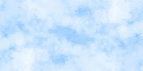 Abstract white and blue color frozen ice surface design background. soft sky blue watercolor sky and clouds, Light blue background with watercolor. gradient light white sky background with clouds.	