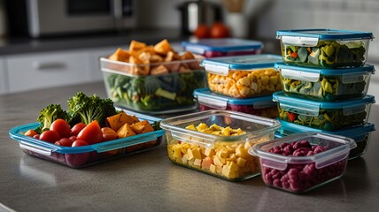 Healthy food , AI Generated.