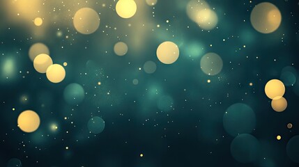 A mesmerizing array of glowing green particles dance across a dark canvas, inviting imagination and inspiration in the cosmic realm