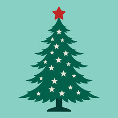 christmas tree illustration