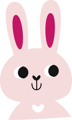 Childish Bunny Portrait