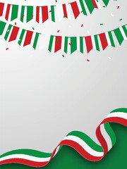 Obraz premium ITALY Background for Festivals and National Days Celebrations