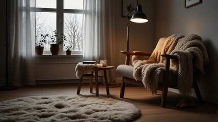 luxury hotel room , AI Generated.