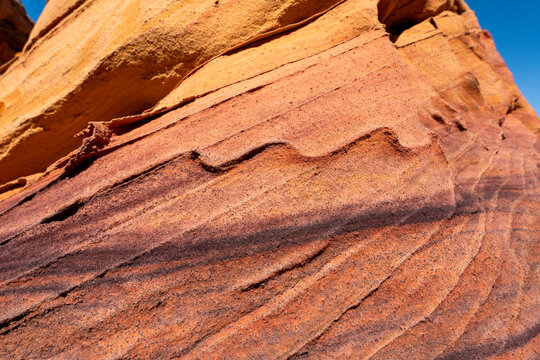 Rock wave pattern texture