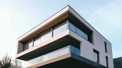 Modern Architectural Design of a Residential Building