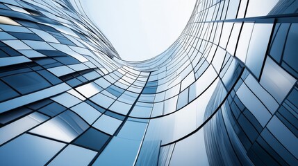 Obraz premium Curved Glass Facade