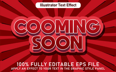 EDITABLE COOMING SOON TEXT EFFECT