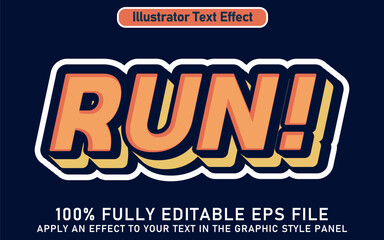 EDITABLE RUN TEXT EFFECT