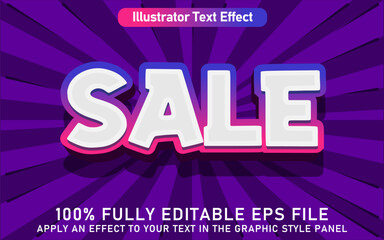EDITABLE SALE TEXT EFFECT