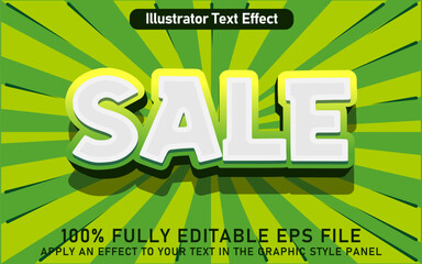 EDITABLE SALE TEXT EFFECT