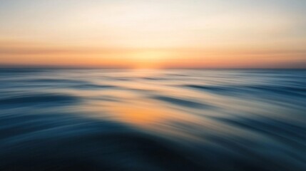Obraz premium Serene Ocean Sunset