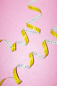 Measuring tape symbolizing numerical data, counting, measuring, data