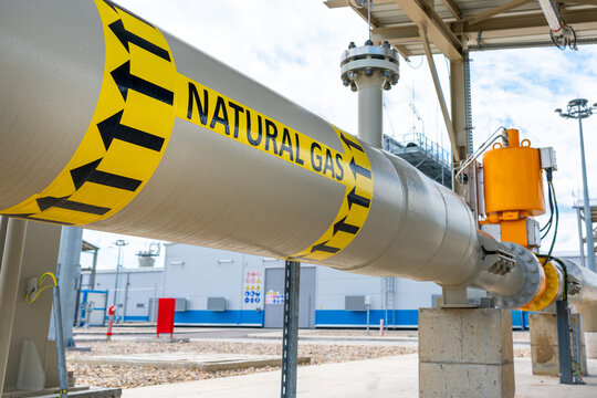 Straight section of gas pipeline before the gas volume regulating valve