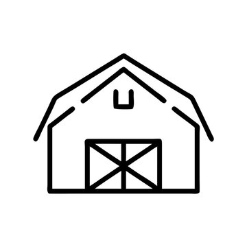 recommend clip art: Barn Vector Illustration for Agricultural and Farm Related Digital and Print Use