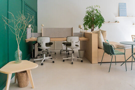 Modern Office Workspace Area