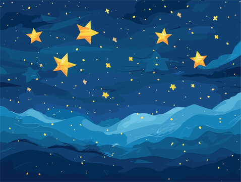 Starry Sky: A Universe of Infinite Possibilities Embracing the Cosmic Strength and Freedom