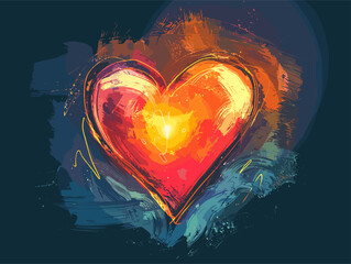 Heartfelt Radiance: Embracing Inner Strength and Authenticity