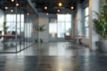Blurred office interior space background  Blurred office interior space background