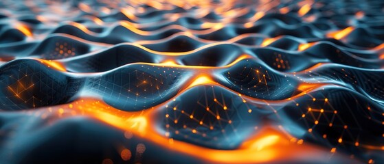 Obraz premium Modern digital abstract 3D background 