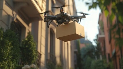 Drone delivery service - innovative technology 