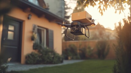 Drone delivery service - innovative technology 