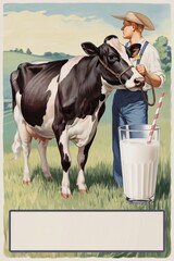  vintage advertisement for milk