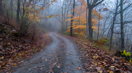 Obraz premium autumn in the forest