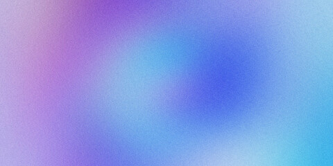 Smooth gradient blending purple and blue tones with a fine noise texture. This design creates a serene and calming backdrop suitable for various digital banners and creative projects.