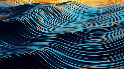 Abstract patterns created by the ripples on the surface of a tranquil pond, capturing the play of light and water.