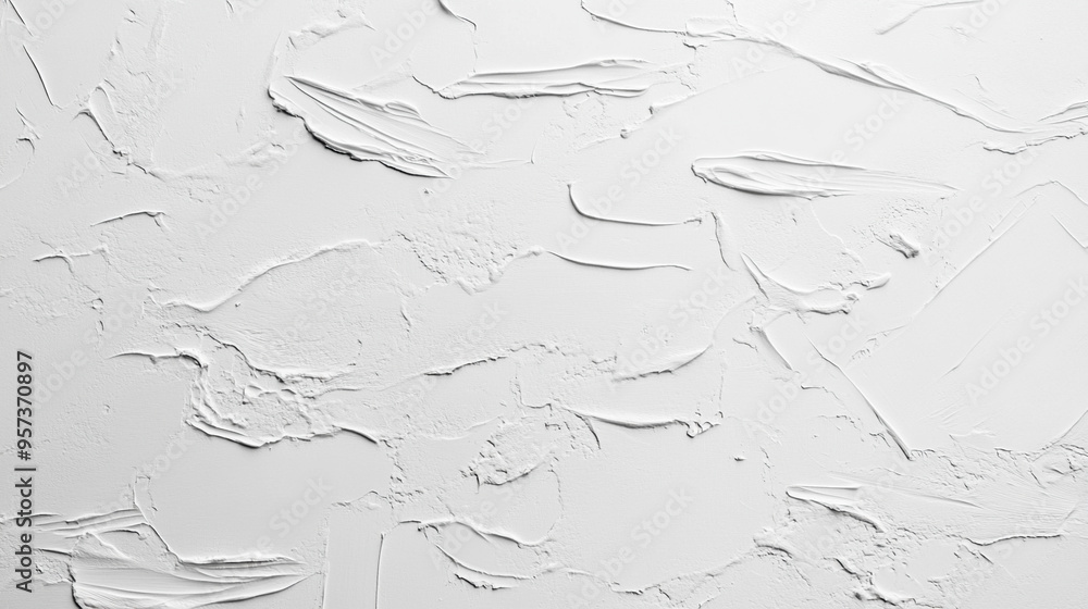 Poster white textured surface, showcasing intricate patterns and subtle shadows. the image conveys simplici
