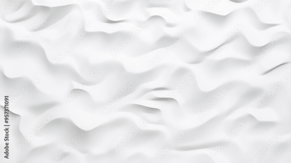 Poster white textured surface, showcasing intricate patterns and subtle shadows. the image conveys simplici