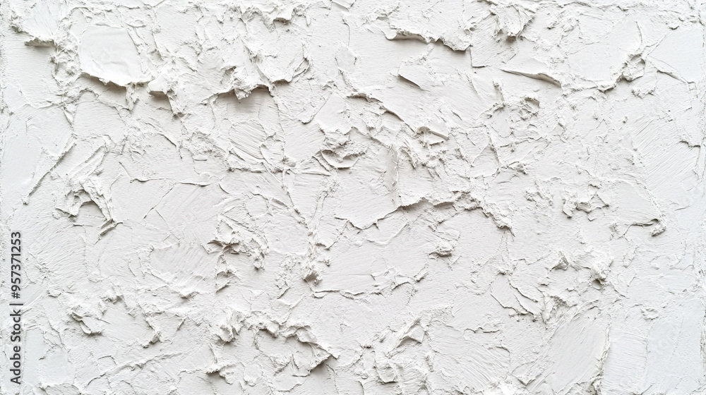 Poster white textured surface, showcasing intricate patterns and subtle shadows. the image conveys simplici